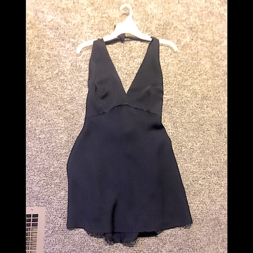 Sexy black evening dress
